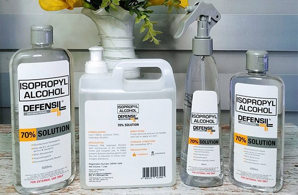 Live Safe With Defensil Isopropyl Alcohol